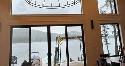 Montana waterfront, two lakefront cabins on McGregor Lake! Private dock sleeps 7