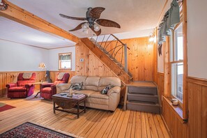 TV connectée, cheminée