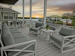 Terrace/patio - The Salty Mangrove | Dockside Retreat w/ Pool & Kayaks (Hernando Beach)
