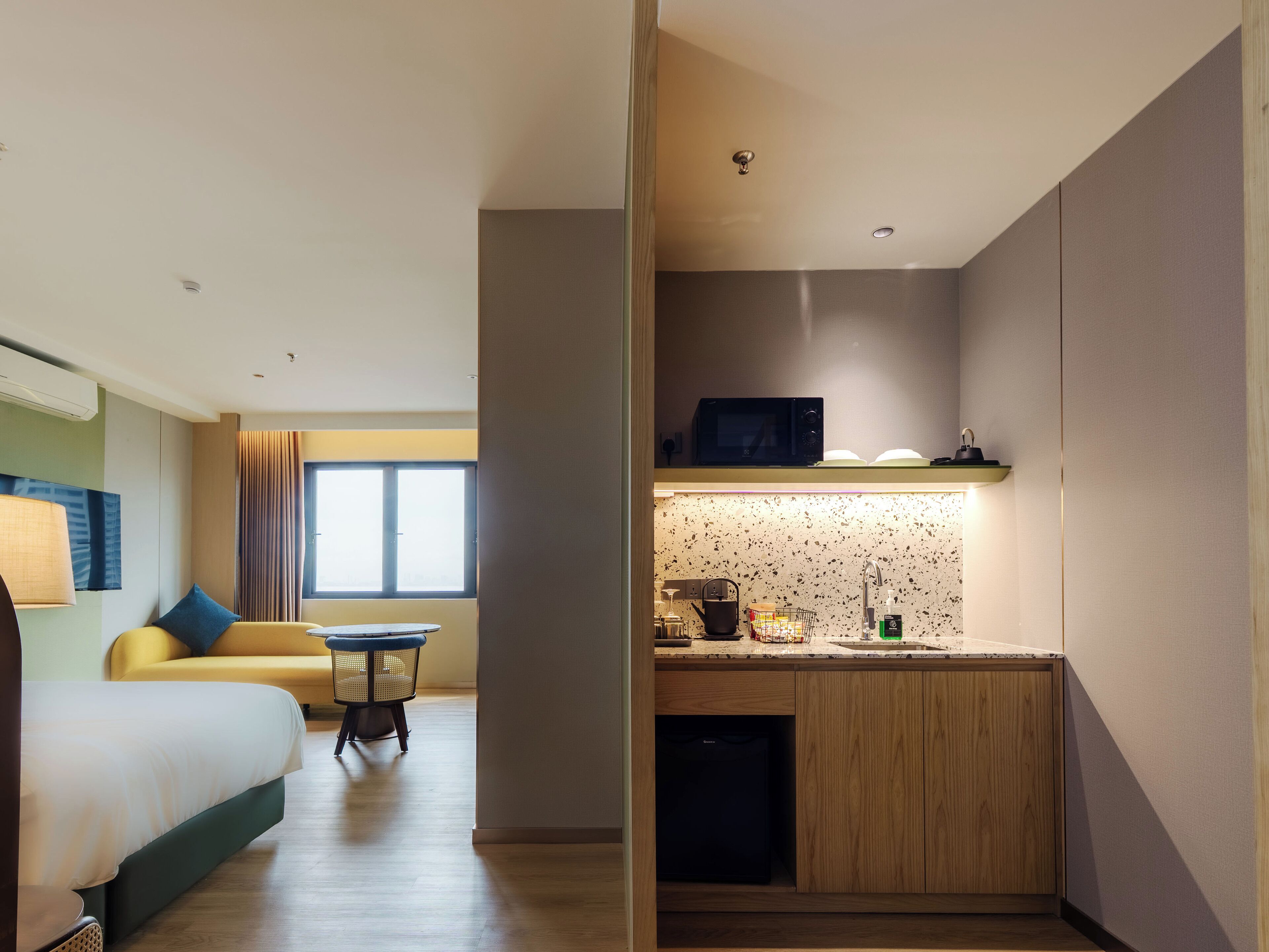 Studiosuite – executive, sjøutsikt | Safe på rommet, lydisolert, strykejern/-brett og wi-fi (inkludert)