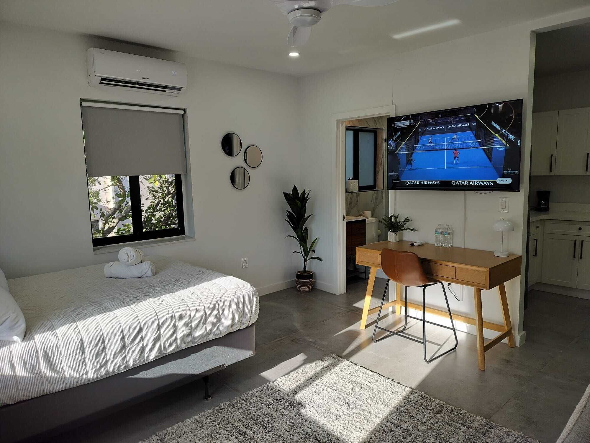 1 室のベッドルーム、WiFi、ベッドシーツ
