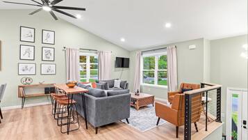 Smart TV, video games, books, music library