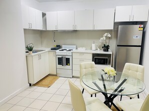 Microwave, oven, stovetop