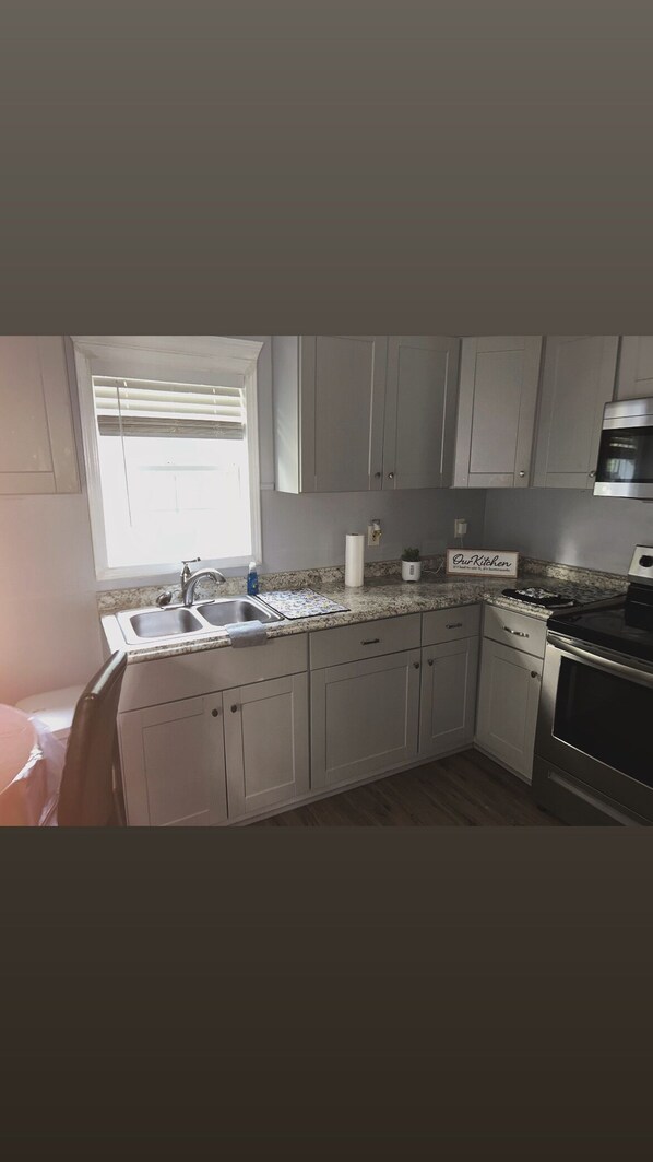 Microwave, oven, stovetop