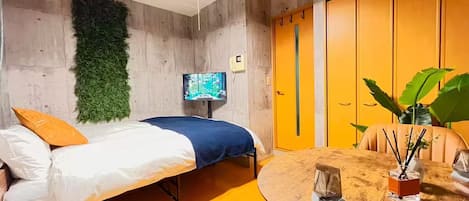 Blackout drapes, iron/ironing board, free WiFi