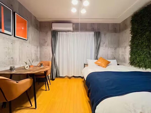 Basic Apartment, City View | Blackout curtains, iron/ironing board, free WiFi - Amika First 202 (Tokyo)