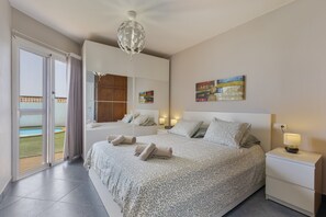 2 slaapkamers, een strijkplank/strijkijzer, gratis wifi, beddengoed