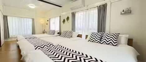 Blackout curtains, iron/ironing board, free WiFi