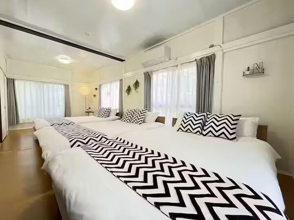 Blackout curtains, iron/ironing board, free WiFi