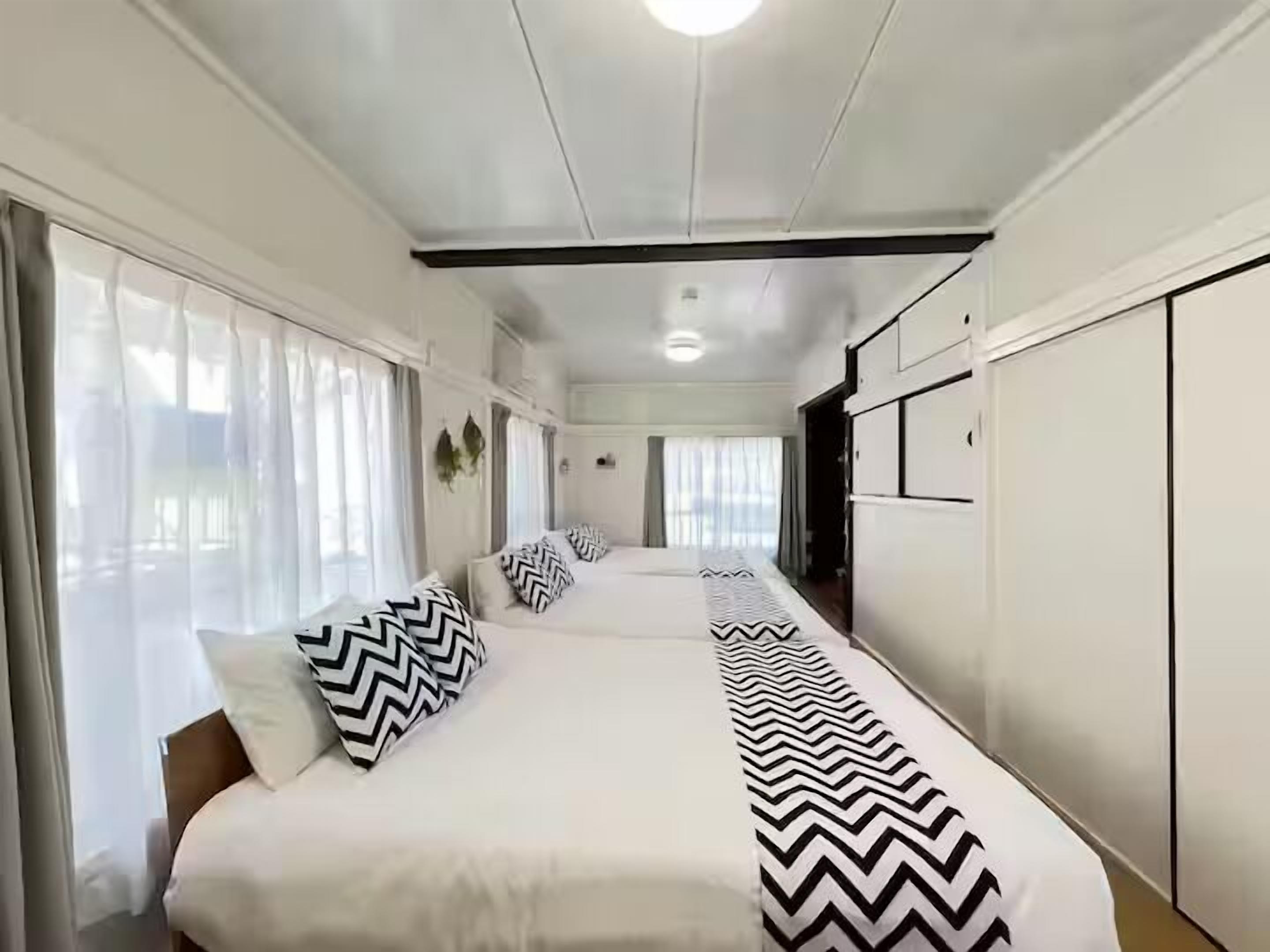 Blackout drapes, iron/ironing board, free WiFi