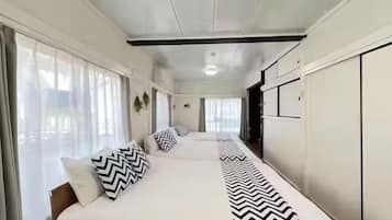 Blackout drapes, iron/ironing board, free WiFi