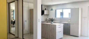 Spacious house for 6 people, 10 minutes from the beach by bike