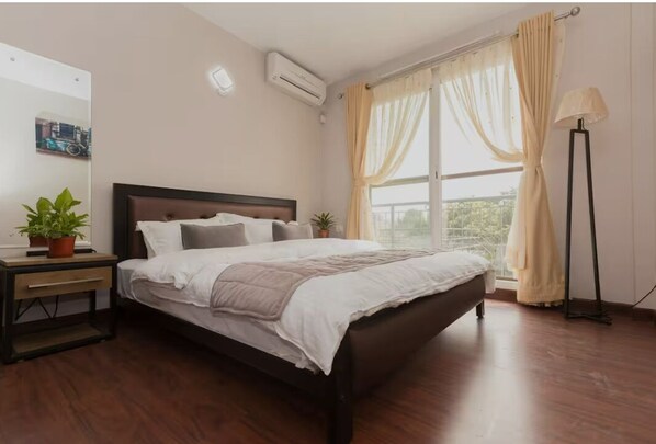 1 bedroom, iron/ironing board, WiFi, bed sheets - Serene Garden View Apartment IV @Bakhundoleheights (Lalitpur)