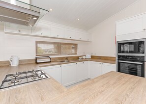 Fridge, oven, stovetop, toaster