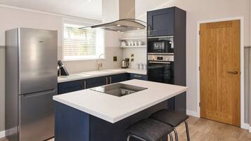 Fridge, oven, stovetop, toaster