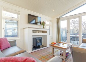 Living area - Stunning luxury lodge. (Axminster)