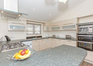 Fridge, oven, stovetop, toaster