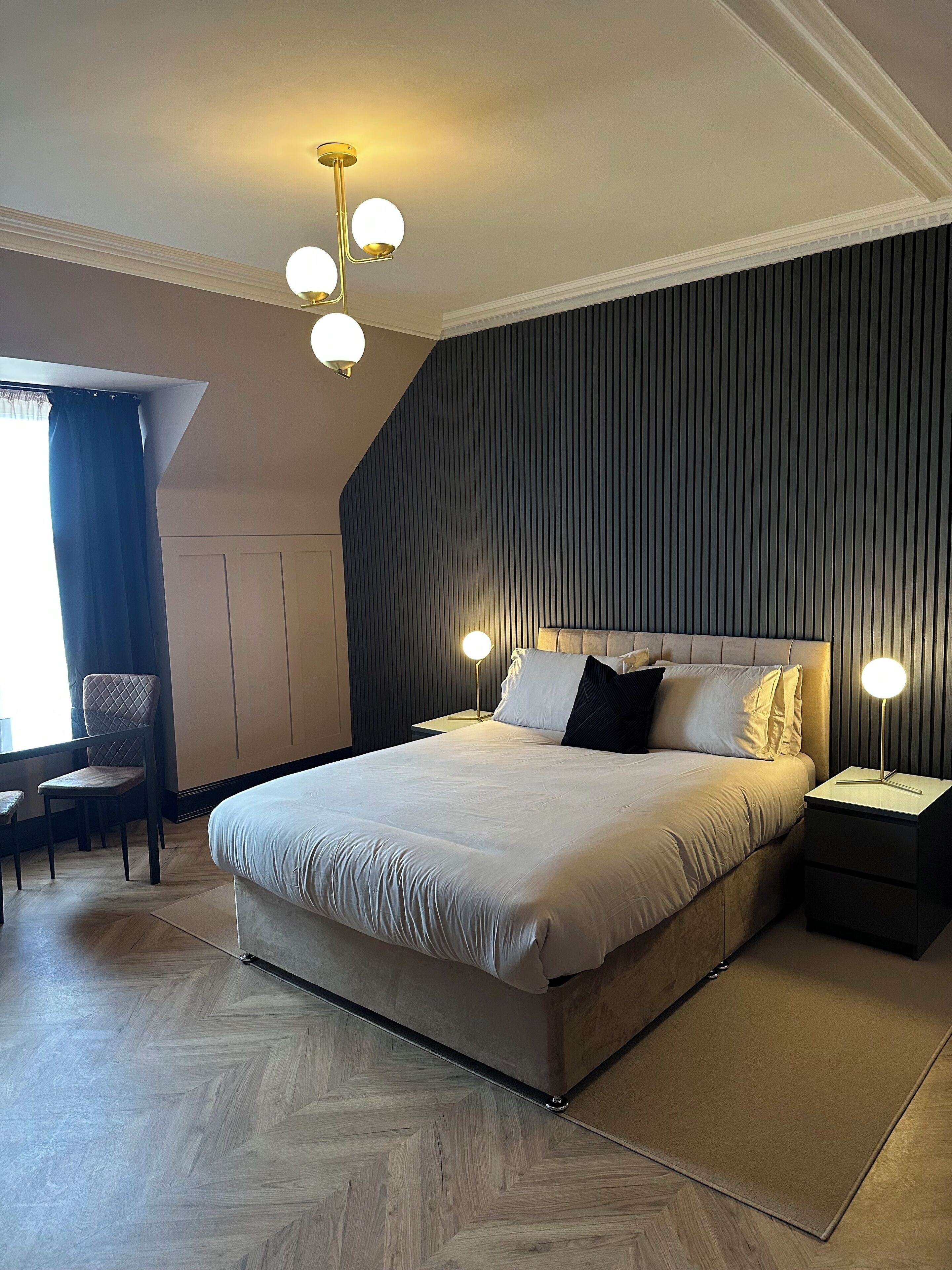 Deluxe Double Room, Bay View | Desk, iron/ironing board, free WiFi