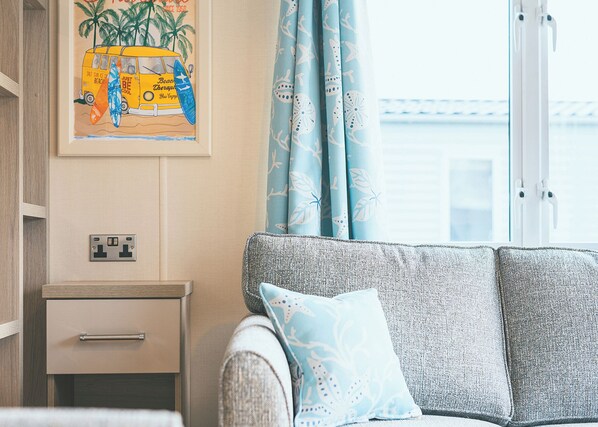 Living area - 1 bedroom accommodation in Talacre, Holywell (Talacre, Holywell)