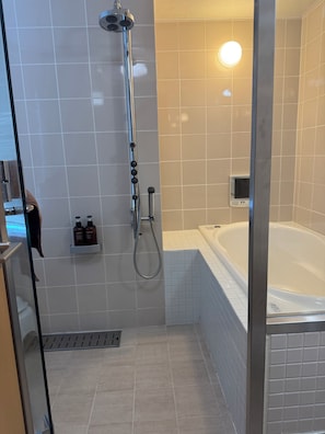 Haartrockner, Handtücher, Seife, Toilettenpapier
