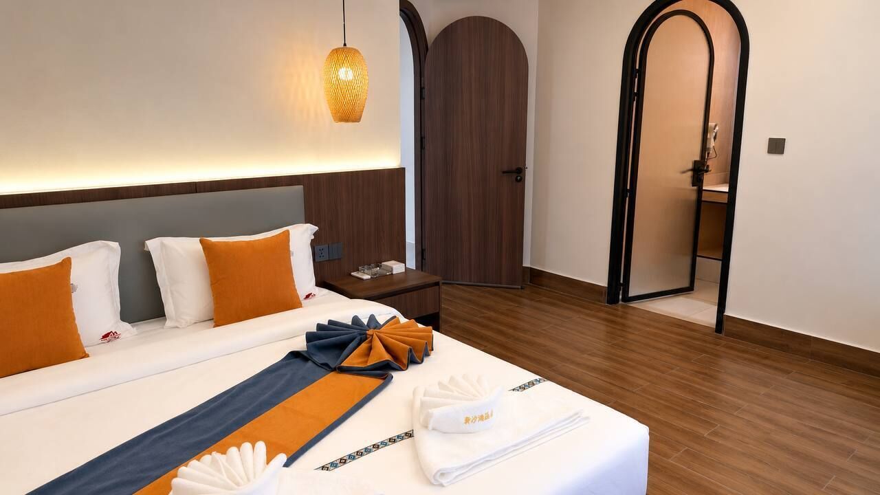 Deluxe Triple Room, Balcony, Pool View