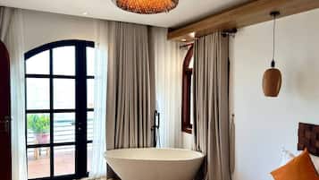 Family Double Room, 2 Bedrooms, Sea View, Beachfront | Premium bedding, desk, laptop workspace, free WiFi