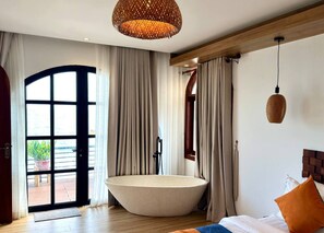 Family Twin Room, 2 Bedrooms, Sea View, Beachfront | Premium bedding, desk, laptop workspace, free WiFi - Koh Rong New Beach Resort (Koh Rong)