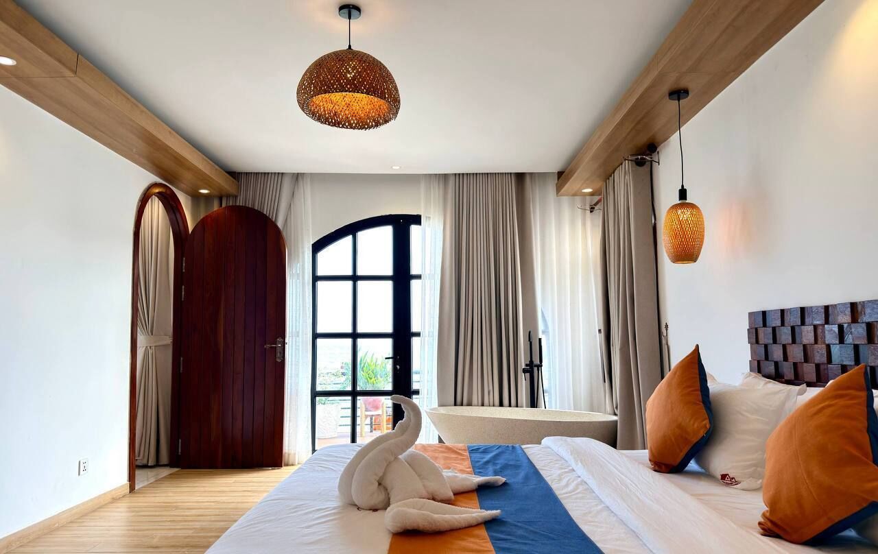 Family Twin Room, 2 Bedrooms, Sea View, Beachfront