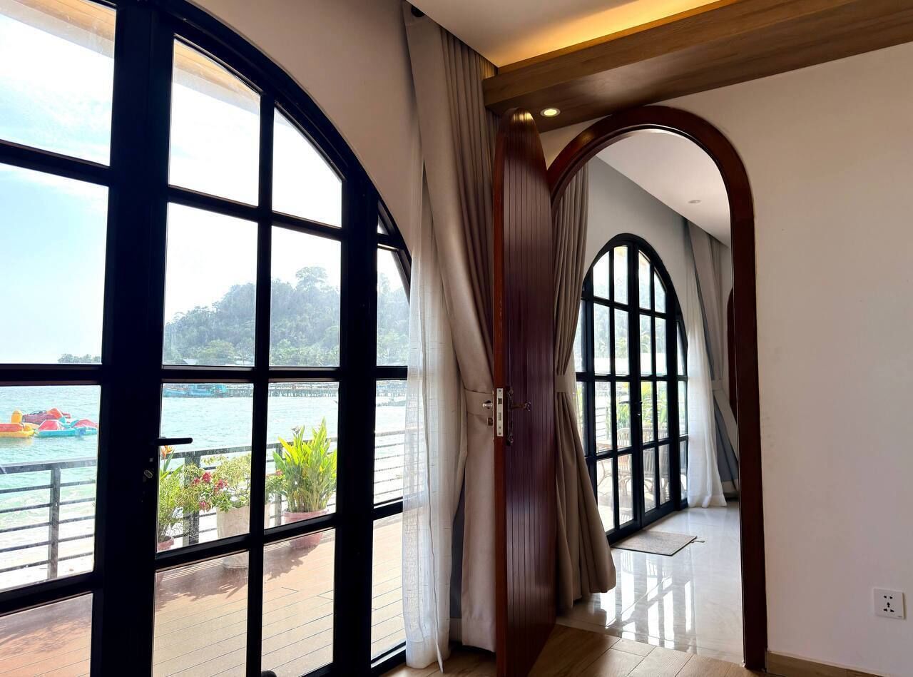 Family Double Room, 2 Bedrooms, Sea View, Beachfront | Premium bedding, desk, laptop workspace, free WiFi