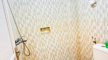 Towels, soap, toilet paper