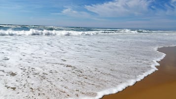 Vlak bij het strand