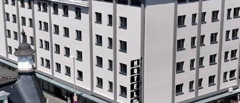 Majoituspaikan julkisivu