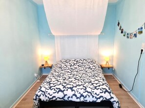 3 habitaciones, tabla de planchar con plancha y wifi gratis