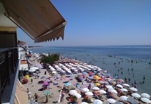 Utsikt mot havet/stranden