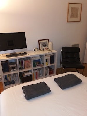 1 bedroom, iron/ironing board, bed sheets