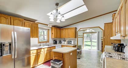 Waterfront Family Home w/ Yard on Portage Lake