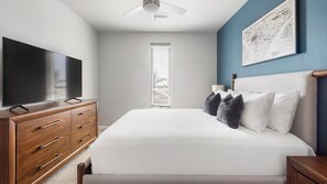 2 bedrooms, desk, iron/ironing board, WiFi