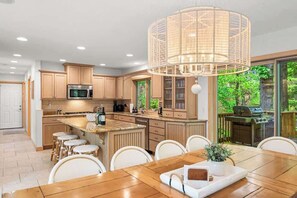 Dining - Poolside Retreat w/Hot Tub + Walk to LK MI Beach (New Buffalo)