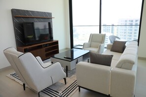 아파트, 침실 2개, 장애인 지원, 흡연 | 거실