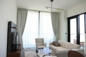 Apart Daire, 2 Yatak Odası, Engellilere Uygun, Sigara İçilebilir | Oturma odası