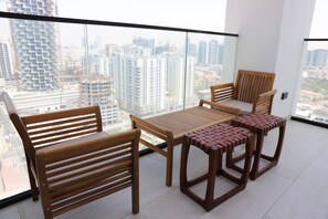Appartement, 2 chambres, accessible aux personnes à mobilité réduite, fumeur | Balcon