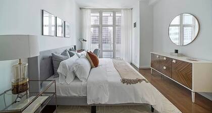 Large 1-bedroom condo in terrific New York with WiFi and W/D