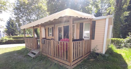 Bungalow at campsite Le Ried - 3* - France