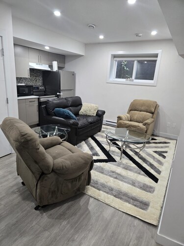Luxury one bedroom basement suite in downtown of Edmonton Alberta.