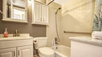 Hair dryer, towels