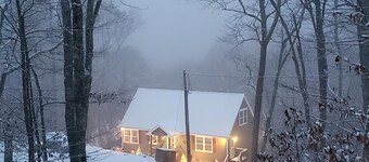 Voted #1 home on Beech, loft, views, hot tub, pets, private, 2 beds, & firepit