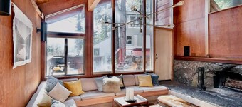 Mid-century Retreat with Hot Tub and Fireplace