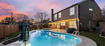 Spacious Modern Home w/ Pool • Hot Tub • Game Room