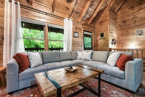 Smart TV, fireplace, video games, books