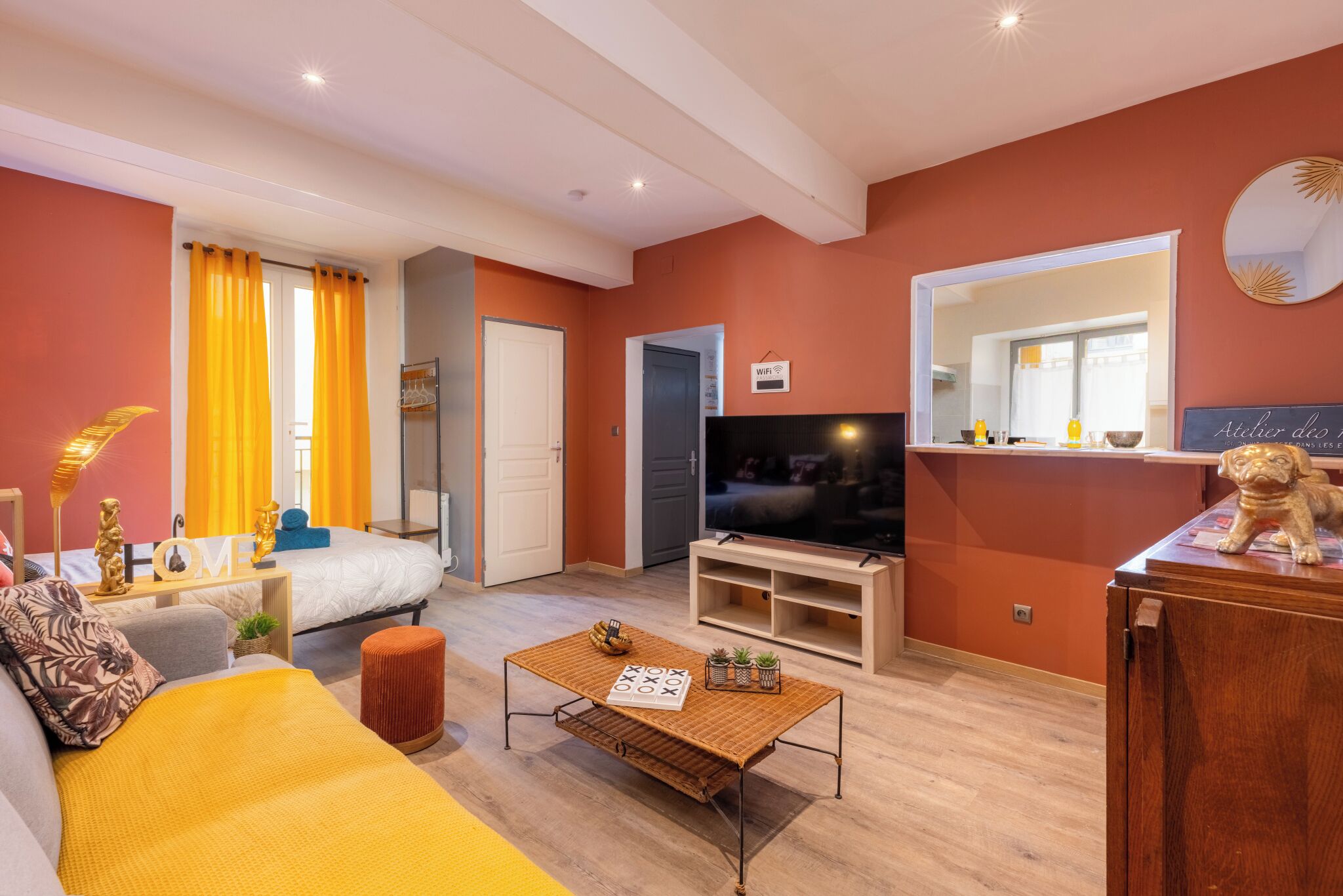 1 chambre, Wi-Fi, draps fournis